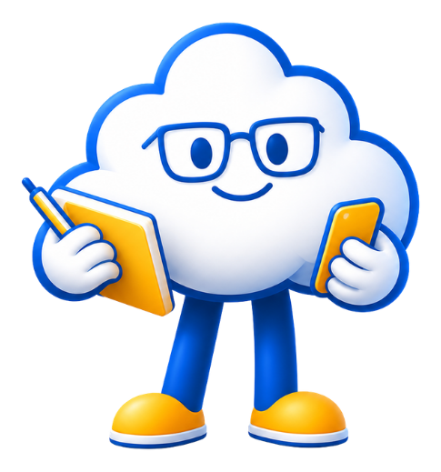 La mascotte JBILL consulte ses rapports